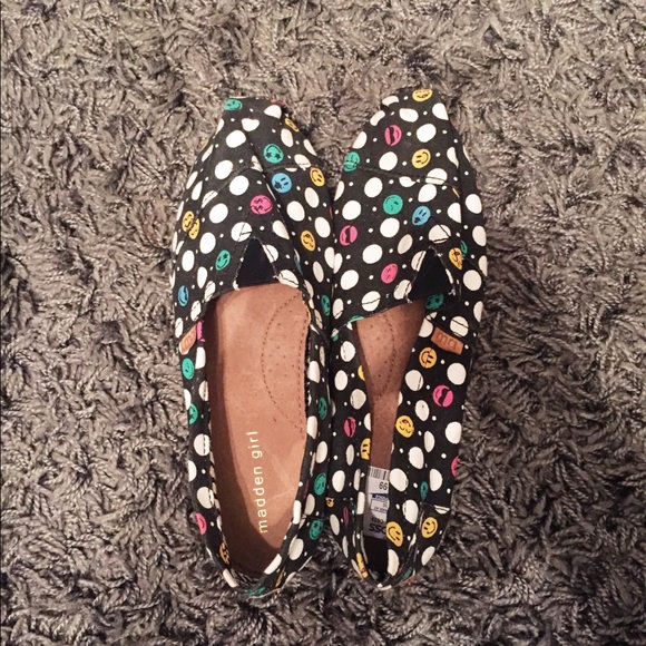 Madden Girl Polka-Dot Espadrilles—Size 10 - Picture 2 of 3